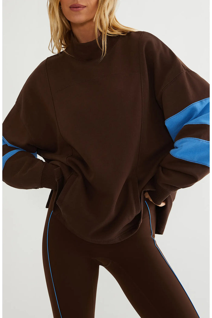 Jaclyn Sweatshirt Caribou Blue